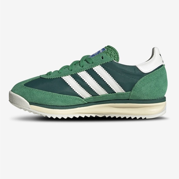 NEW Adidas SL 72 RS J - Kids Size 5.5 green w/White Stripes, New without box - Picture 2 of 10